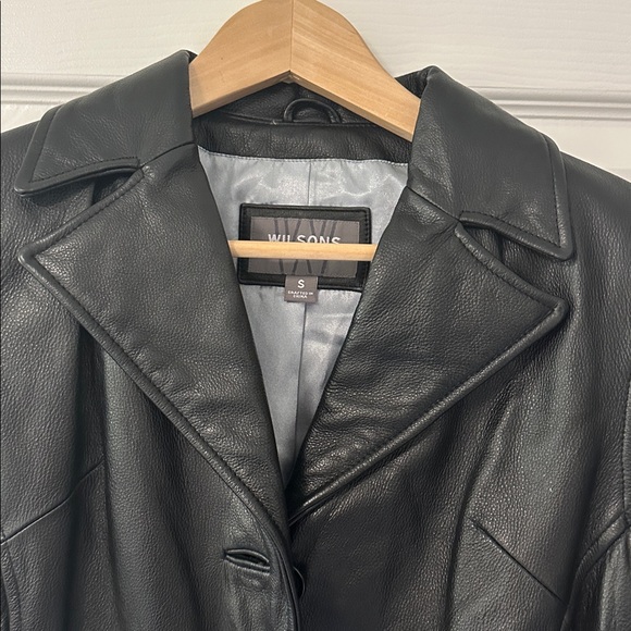 Wilsons Leather Classic Black Jacket - Picture 8 of 10